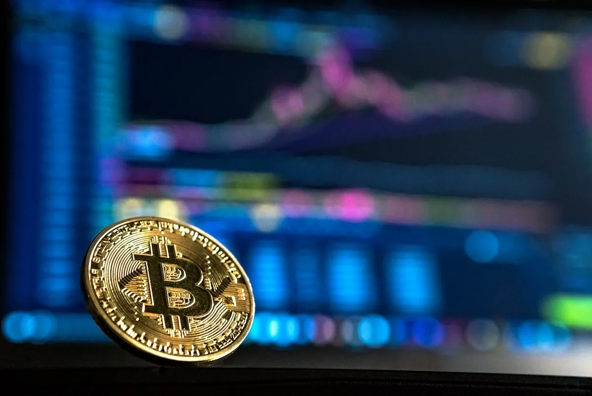 Bitcoin and cryptocurrency concept with digital technology