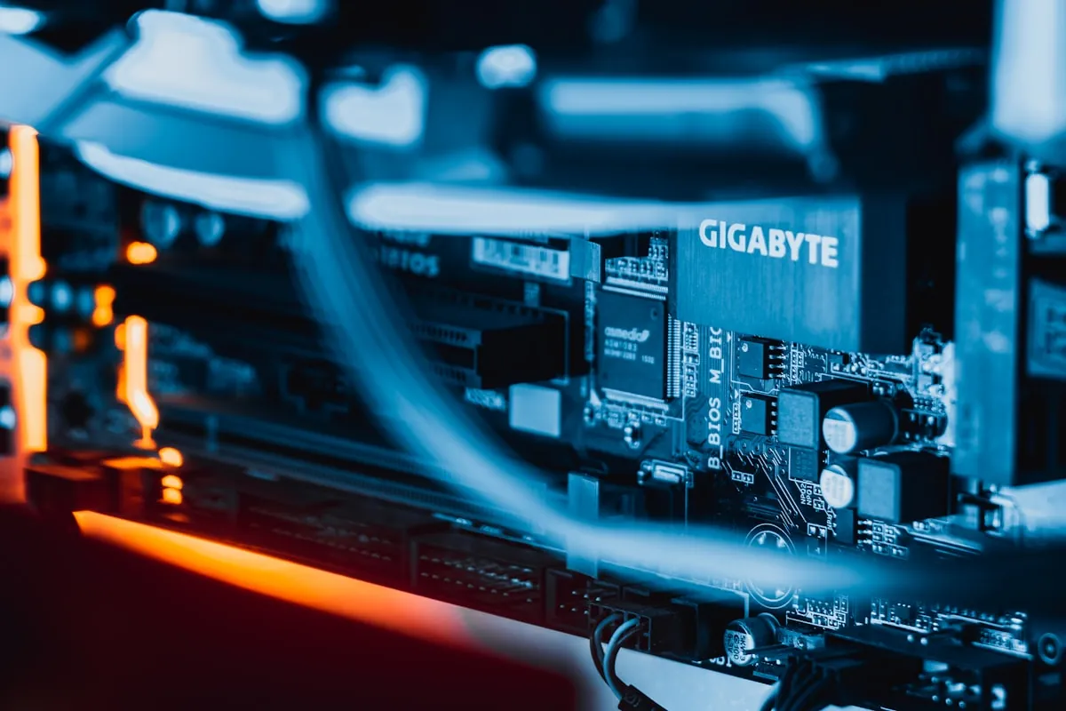 Fiber optic cables representing internet speed