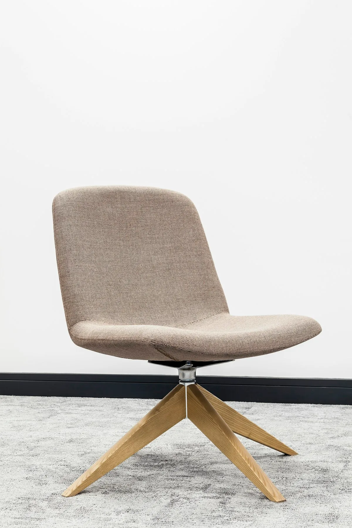 Ergonomic office chair at a home desk